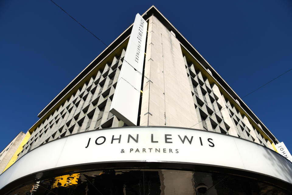 John Lewis, Oxford Street, London. Photo credit should read: Doug Peters/EMPICS