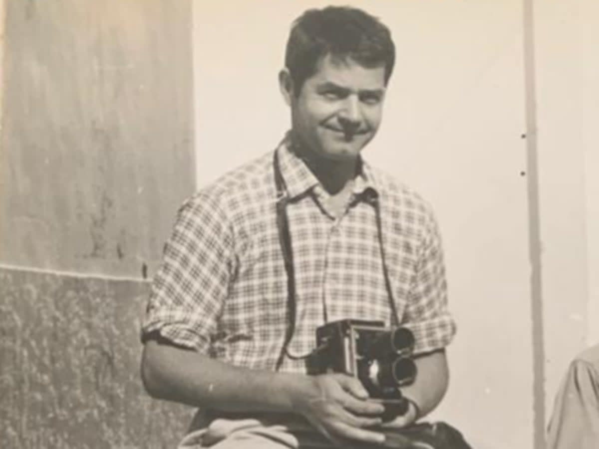 Location scout: Colin Murison Small in Lindos, Greece, in 1965  (Alex Small)