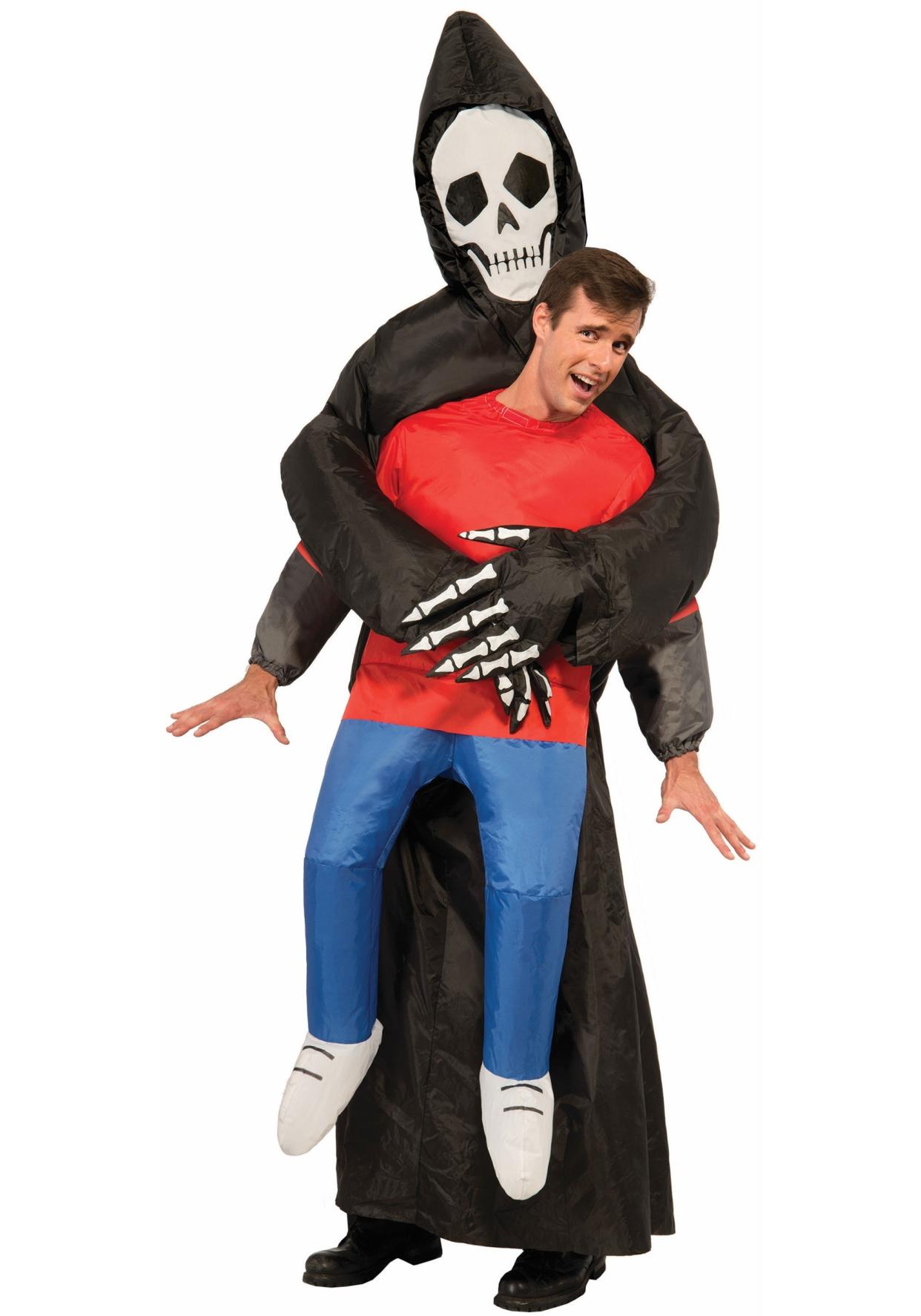 Scary halloween costumes reaper inflatible