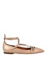 Love Latch point-toe leather flats, SGD1160