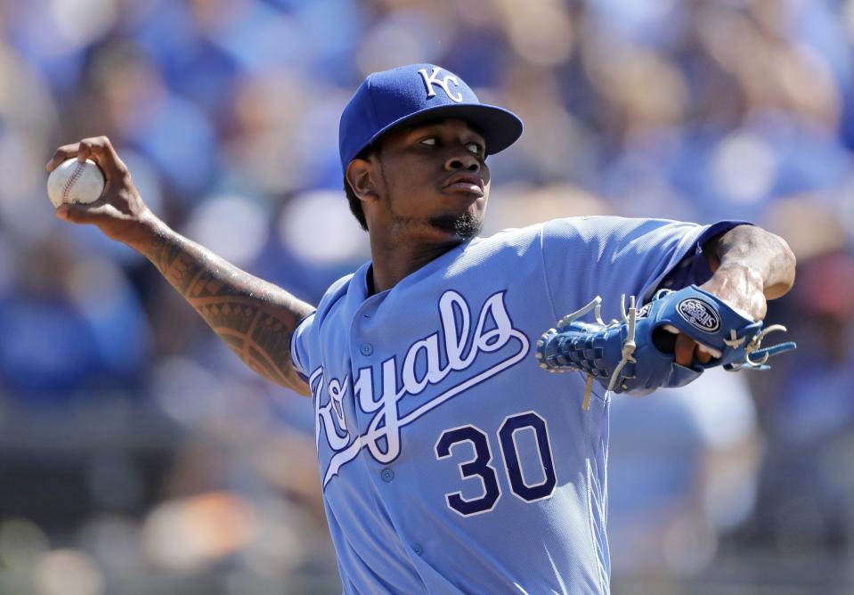 Yordano Ventura spent the entirety of his brief career with the Royals before dying on Jan. 22. (AP)