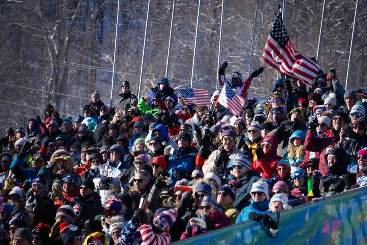 Crowd at Killington World Cup Races, 2019