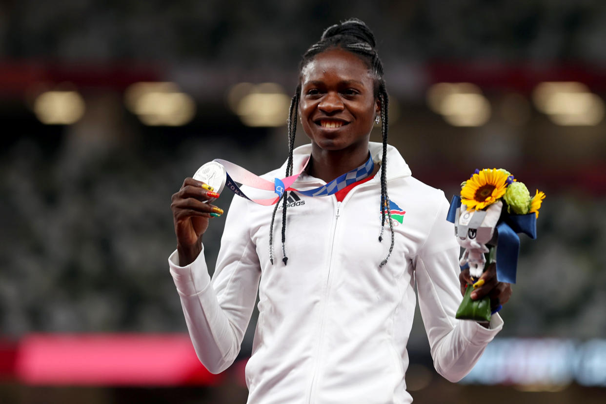 Image: Athletics - Women's 200m - Medal Ceremony (Lindsey Wasson / Reuters)