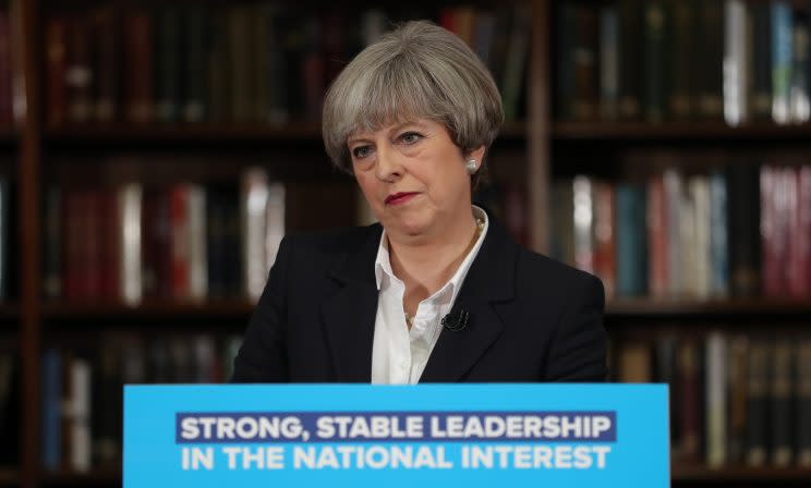 The result looks set to be a disaster for Theresa May