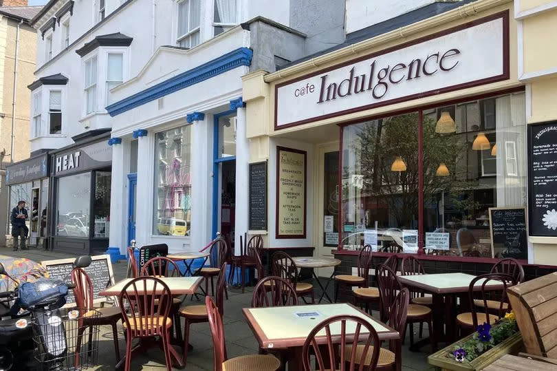 Enjoy a meal at the Indulgence cafe in Clonmel Street, Llandudno