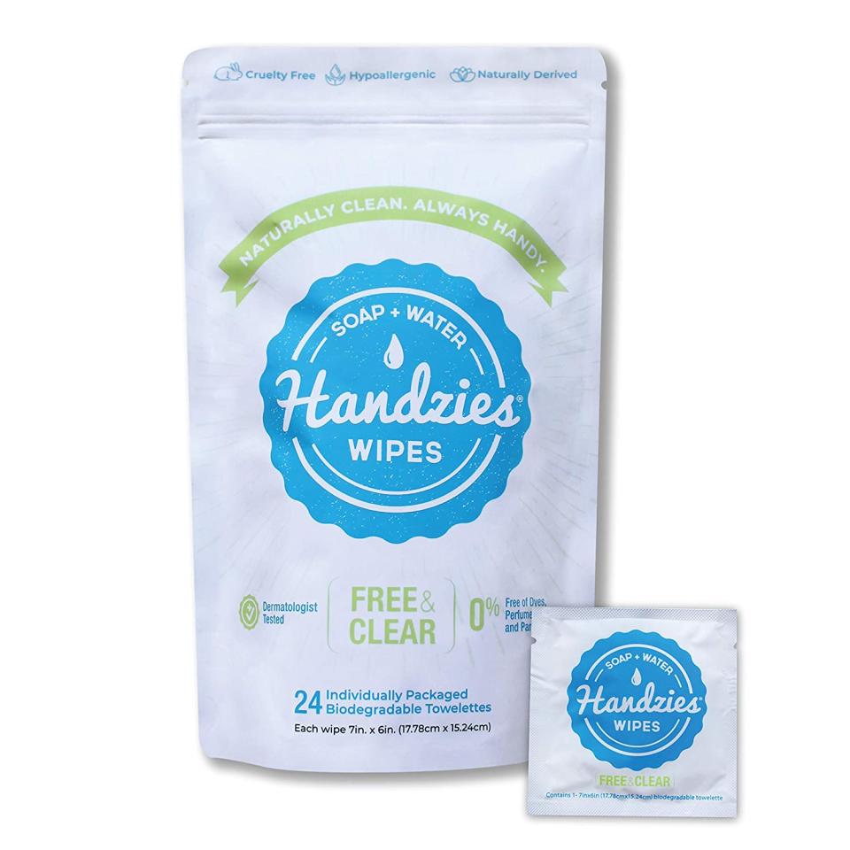 Handzies Soap and Water Wipes