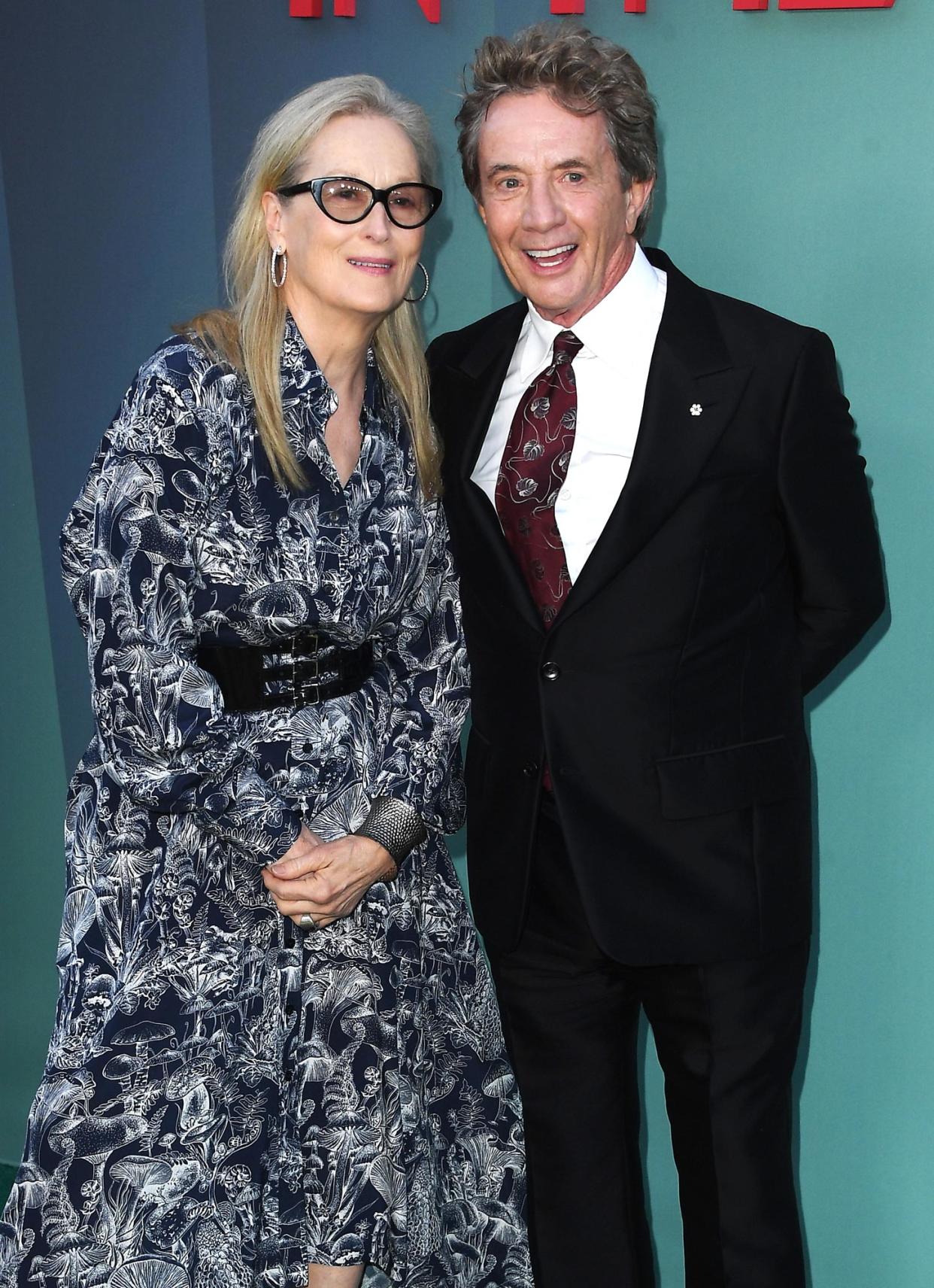 Martin Short Gushes Over Meryl Streep After Holding Hands at OMITB PremiereP3 - Aug 26