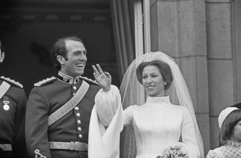 royal weddings princess anne