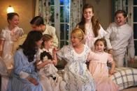 This photo provided by NBC shows, from left, Sophia Ann Caruso as Brigitta, Ariane Rinehart as Liesl, Michael Nigro as Friedrich, Grace Rundhaug as Marta, Carrie Underwood as Maria, Ella Watts-Gorman as Louisa, Peyton Ella as Gretl, and Joe West as Kurt, in "The Sound of Music Live!" This Carrie Underwood-led show was on TV, but Broadway was in its DNA, from the supporting cast _ Christian Borle, Laura Benanti and Audra McDonald _ to co-director Rob Ashford. It was the first full-scale musical staged live for television in more than a half-century and drew an impressive 18.6 million viewers. (AP Photo/NBC, Will Hart, File)