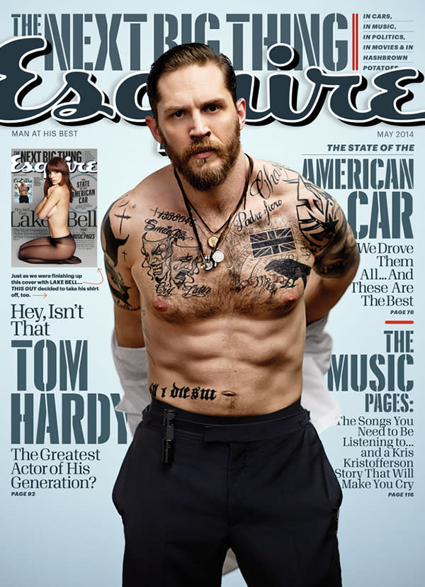 <p>Need a good reason to drool over this Hollywood bad boy? Hardy's got amazing abs, sculpted shoulders and beautiful biceps, so take your pick.</p>