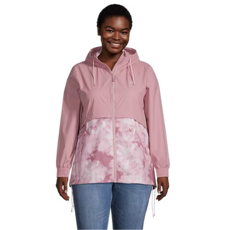 Ripzone Women's Plus Size Capilano Windbreaker Jacket. Image via Sport Chek.