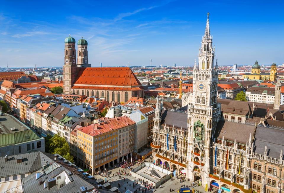 Munich is well-known for its beer festival, as well as football (Getty Images)