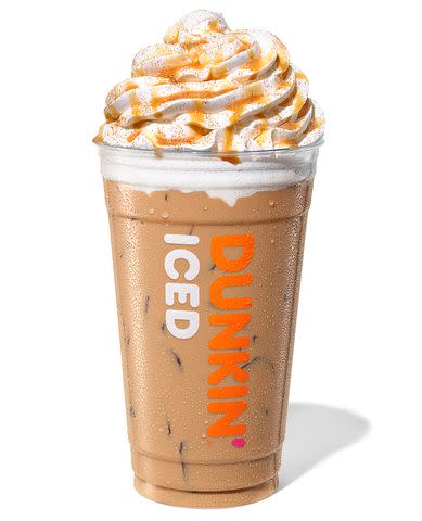 <p>Dunkin' Donuts</p> Dunkin's pumpkin spice latte