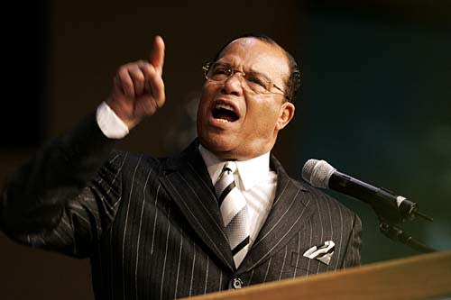 Nation of Islam leader Louis Farrakhan