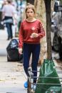 Anna Kendrick films scenes for her latest movie on Tuesday in New York City.