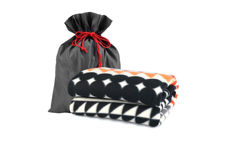 Forestfish Fleece Packable Travel Blanket