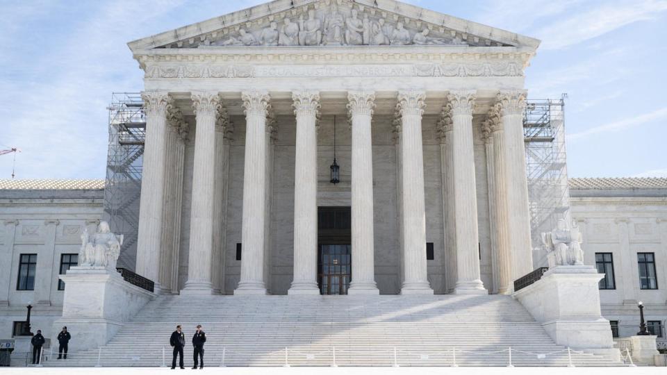 PHOTO: The Supreme Court is seen in Washington, Mar. 18, 2024. (Saul Loeb/AFP via Getty Images)