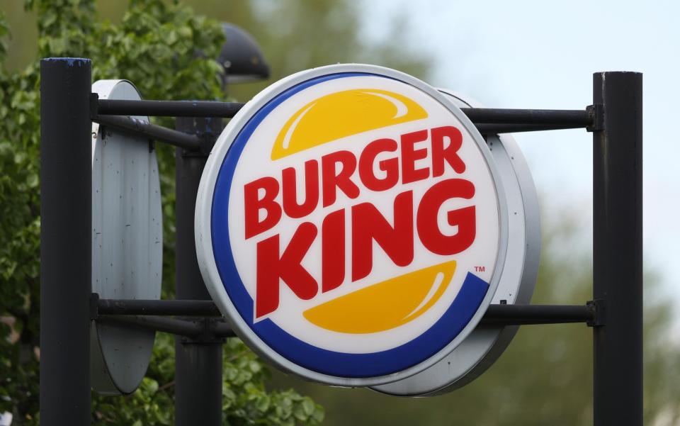 Burger King sign