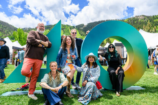 Guests at the 40th anniversary of the FOOD & WINE Classic in Aspen, Colorodo.