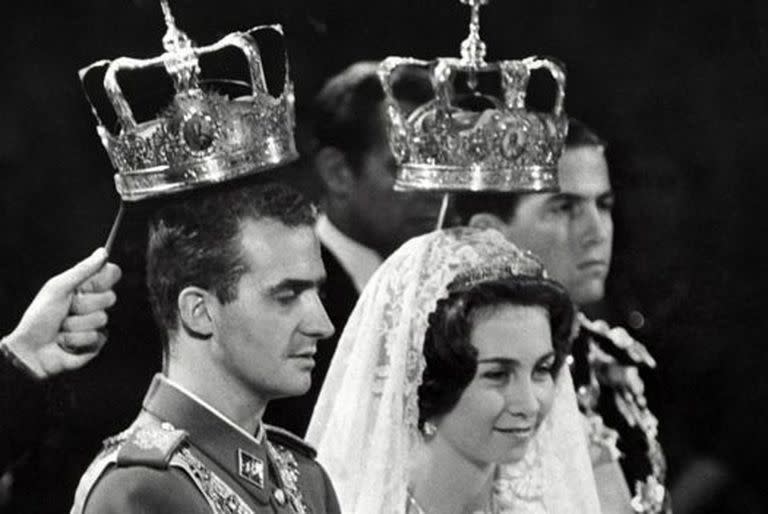 Sofía de Grecia y Juan Carlos de Borbón se casaron el 14 de mayo de 1962.