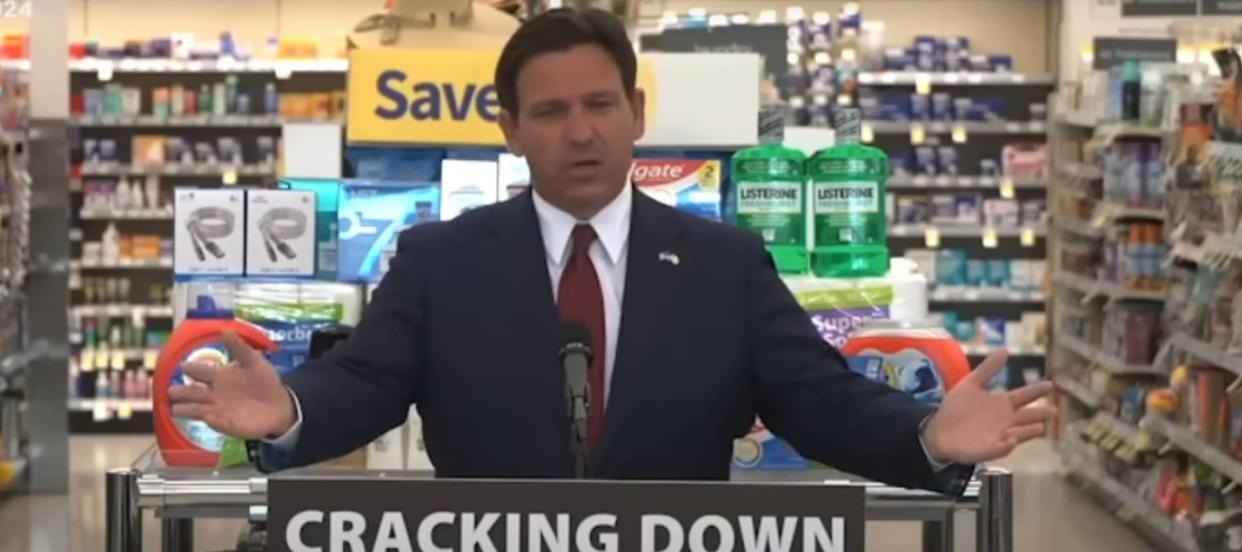 ‘We will catch you and we will prosecute you’: Florida Gov. Ron DeSantis is cracking down on retail theft – how he’ll ‘distinguish’ the state from ‘lawless jurisdictions’