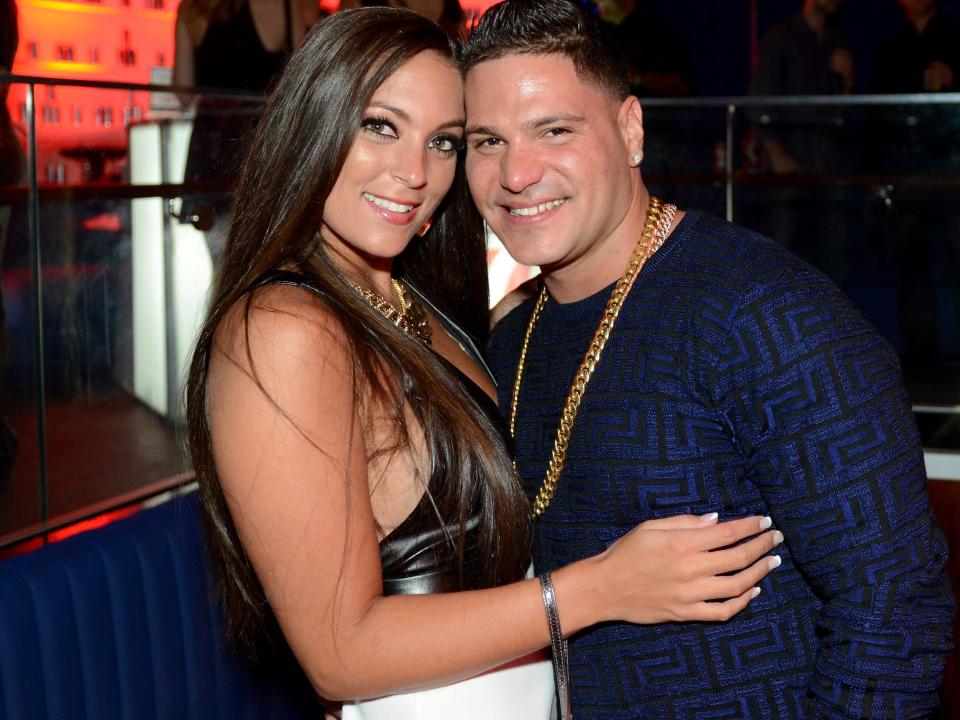 Sammi "Sweetheart" Giancola and Ronnie Ortiz-Magro in 2013.