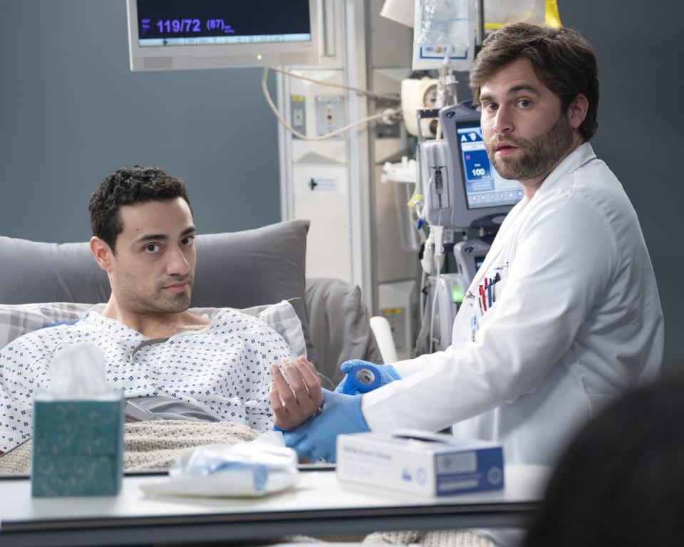 freddy miyares, jake borelli, greys anatomy