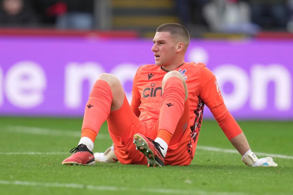Goalkeeper Sam Johnstone was added to Crystal Palace's injury list in the home defeat by Liverpool (AP Photo/Kin Cheung)