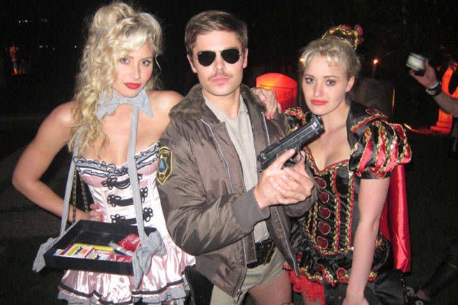 Zac Efron, Aly Michalka, and AJ Michalka (2011)