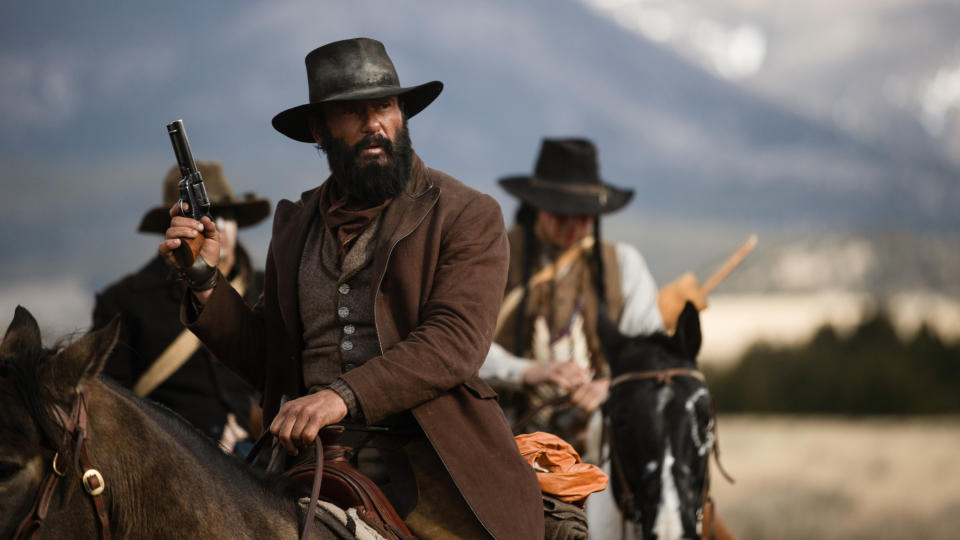 Tim McGraw como James Dutton en 'Yellowstone: 1883'.  (Emerson Miller/Paramount+)