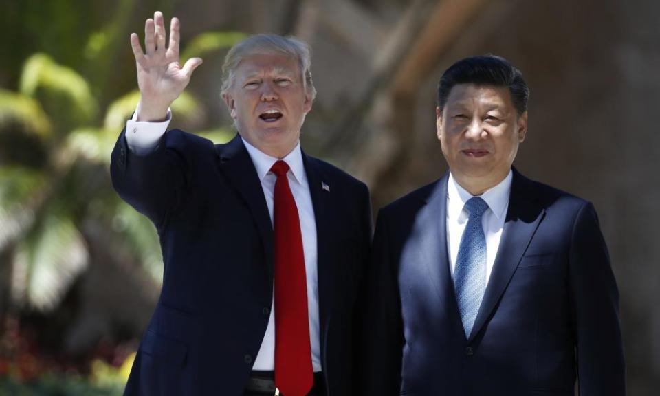 Donald Trump, Xi JinpingDAY 78 - In this April 7, 2017, file photo, President Donald Trump and Chinese President Xi Jinping pause for photographs at Mar-a-Lago, in Palm Beach, Fla. (AP Photo/Alex Brandon, File)