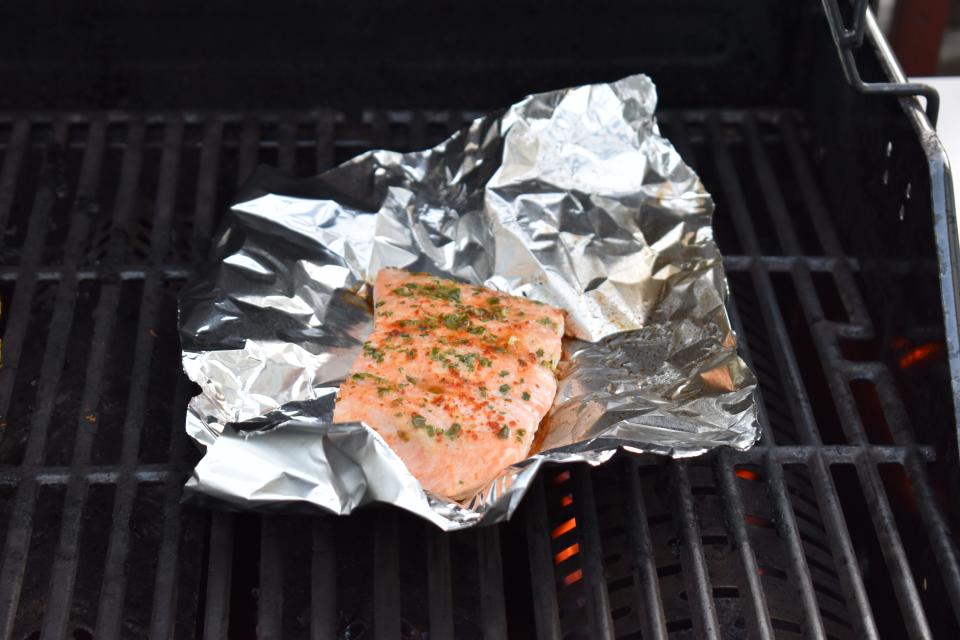 Grilled salmon