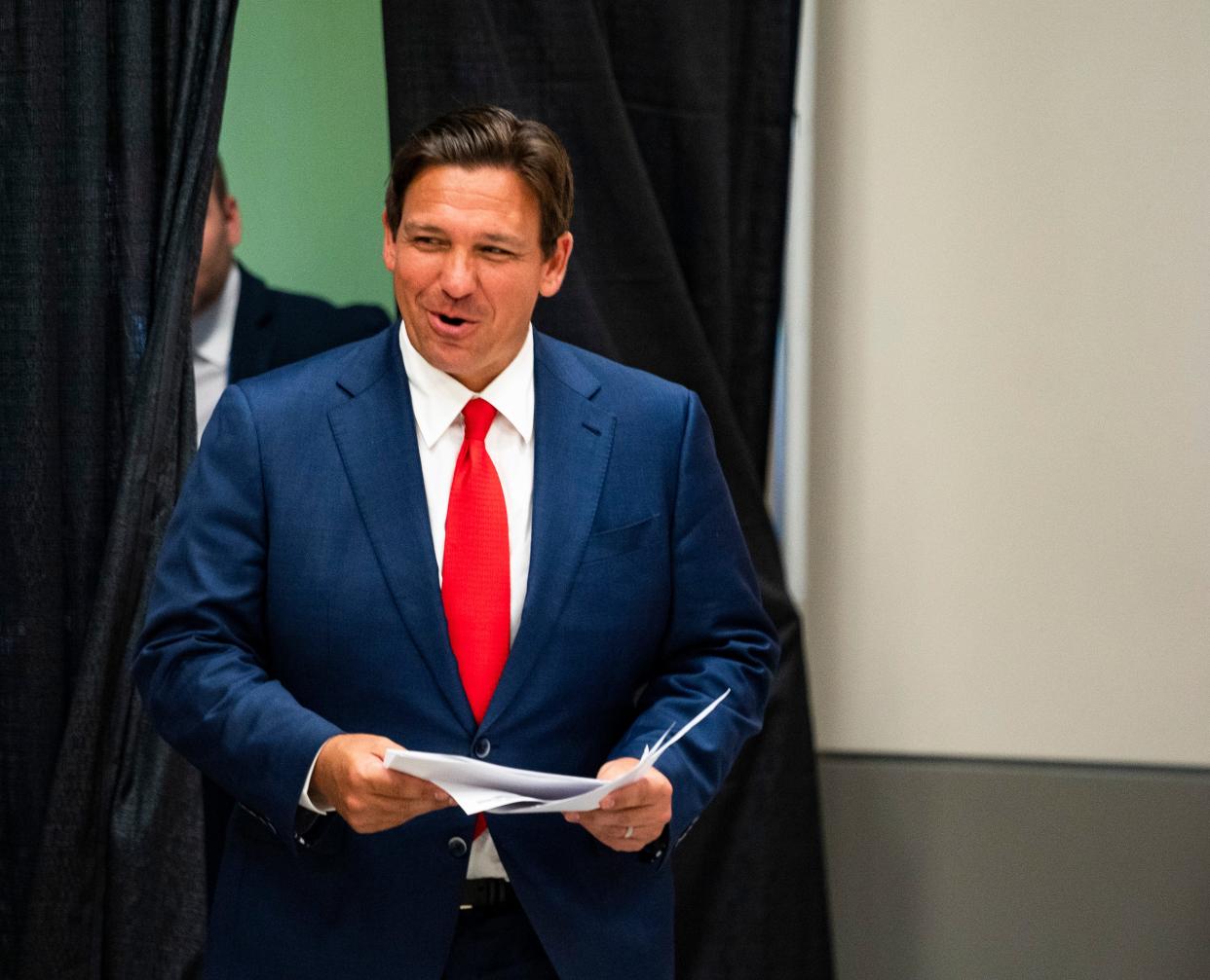 Beginning on Earth Day, Gov. Ron DeSantis spent three days signing environmental legislation, including expanding the My Safe Florida Home program during an appearance in Pinellas County.