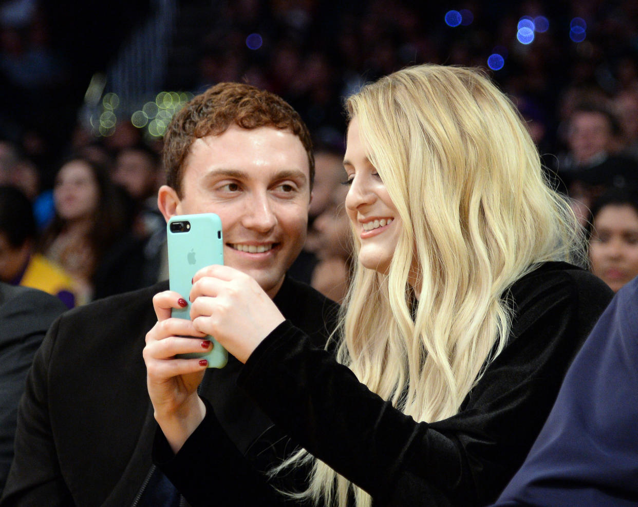 Meghan Trainor and Daryl Sabara 