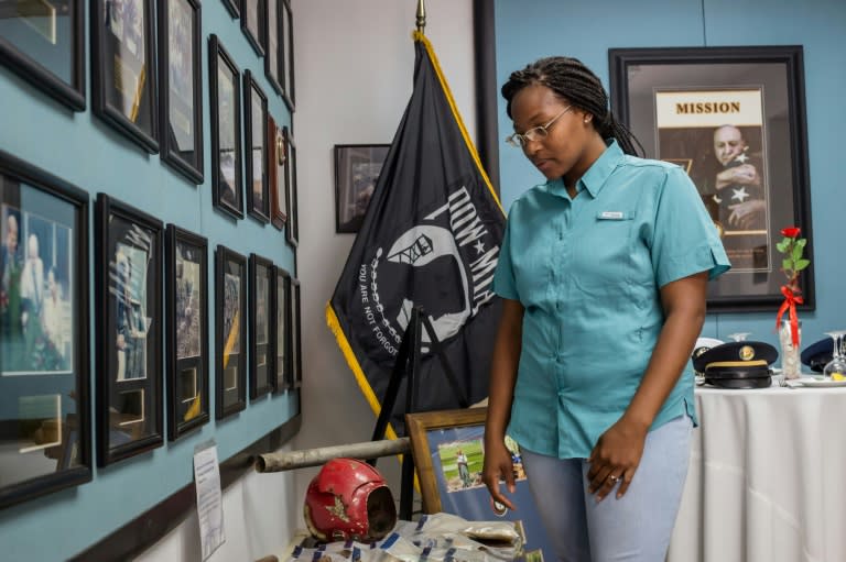 Tycoria Johnson's father died in a helicopter crash on a mission to find some of the 1,600 US servicemen and women killed in the Vietnam War whose bodies have still not been recovered