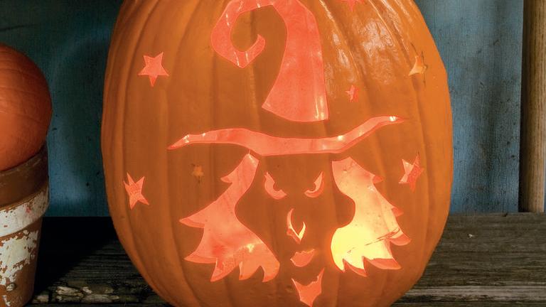 pumpkin carving ideas a little black magic pumpkin