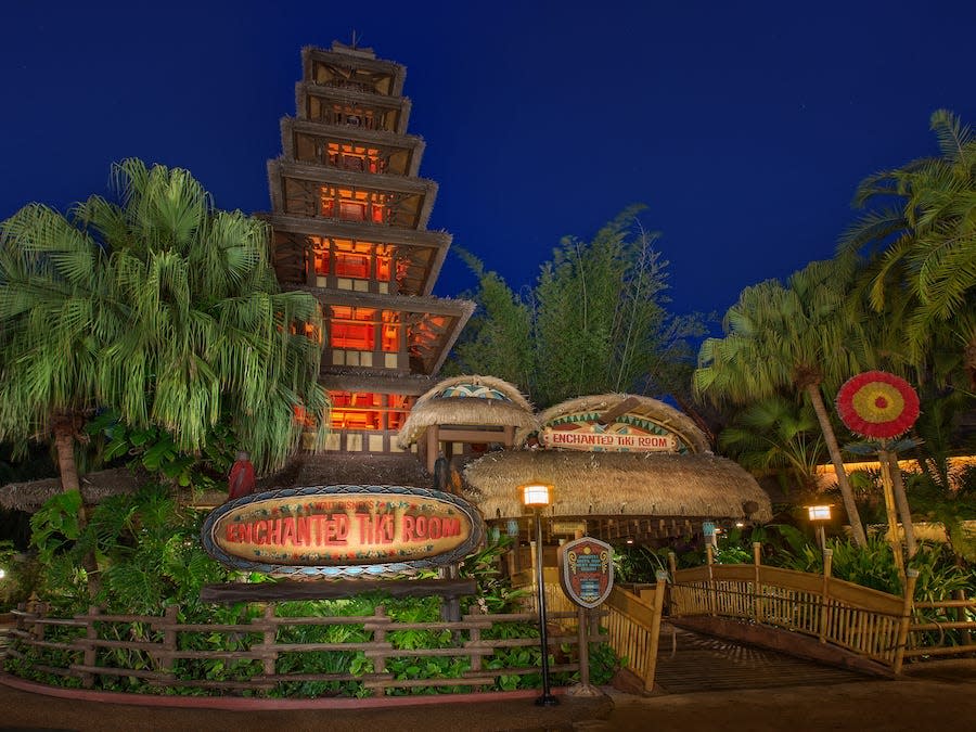 The Enchanted Tiki Room at Walt Disney World.