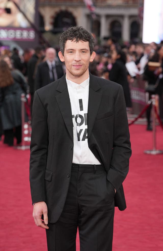 Josh O’Connor attends the UK premiere of Challengers at the Odeon Luxe, Leicester Square, London