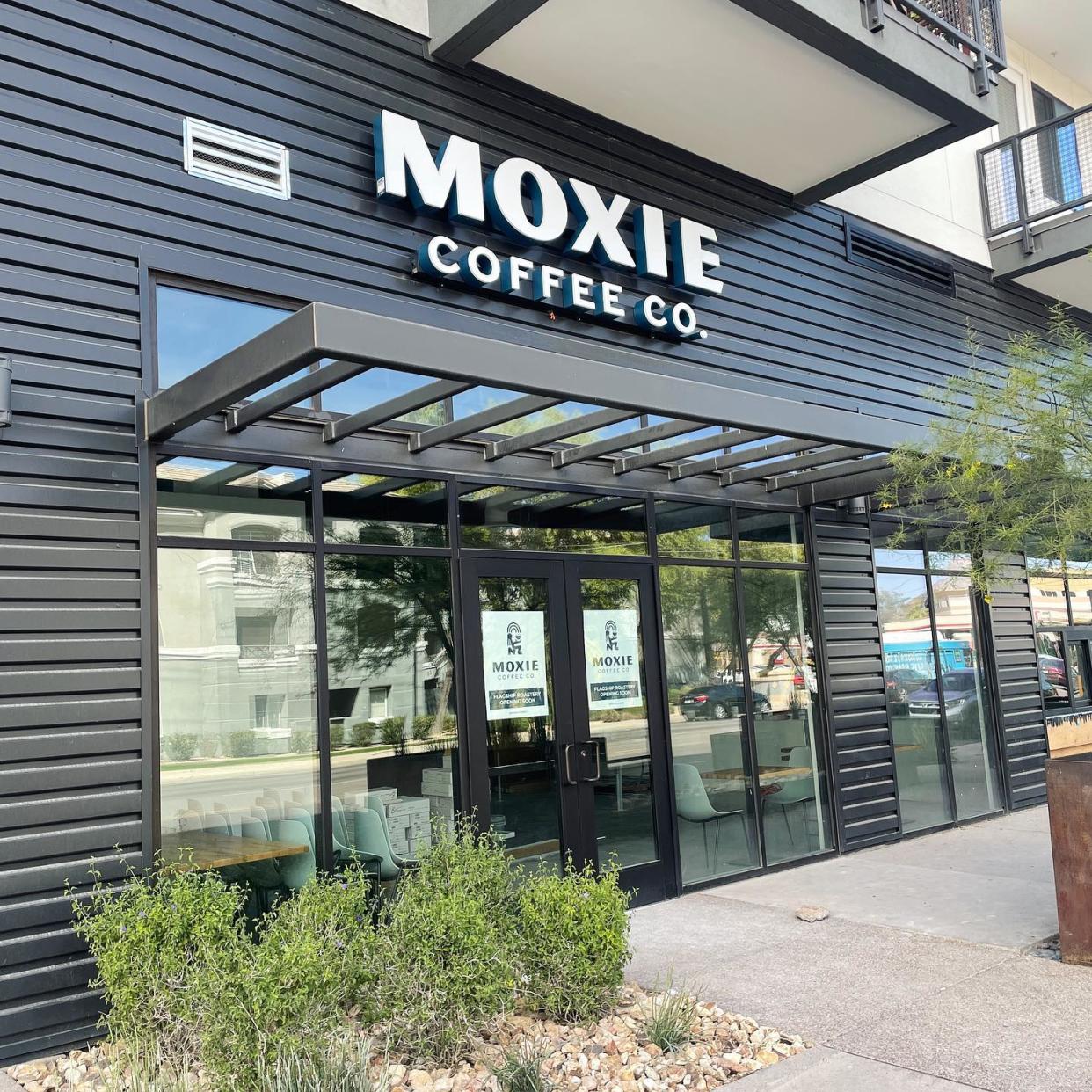 Moxie Coffee Co. opened on May 8, 2021, on the bottom floor of The Art apartments on 16th Street in Phoenix.