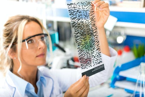 <span class="caption">DNA testing is becoming more popular</span> <span class="attribution"><a class="link " href="https://www.shutterstock.com/image-photo/young-attractive-female-scientist-protective-eyeglasses-707498413" rel="nofollow noopener" target="_blank" data-ylk="slk:Shutterstock;elm:context_link;itc:0;sec:content-canvas">Shutterstock</a></span>