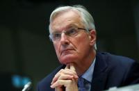 FILE PHOTO: The European Union's Brexit negotiator Barnier addresses the European Economic and Social Committee, in Brussels