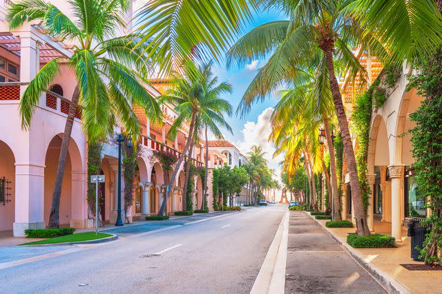 <p>Getty</p> Worth Avenue, Palm Beach