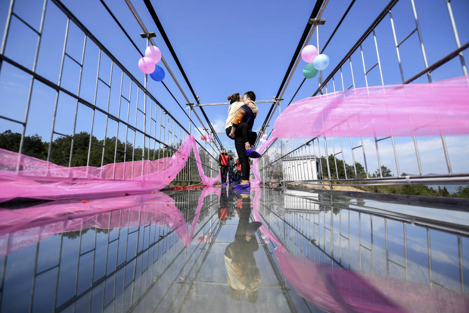 Saint-Valentin sur un pont de glace