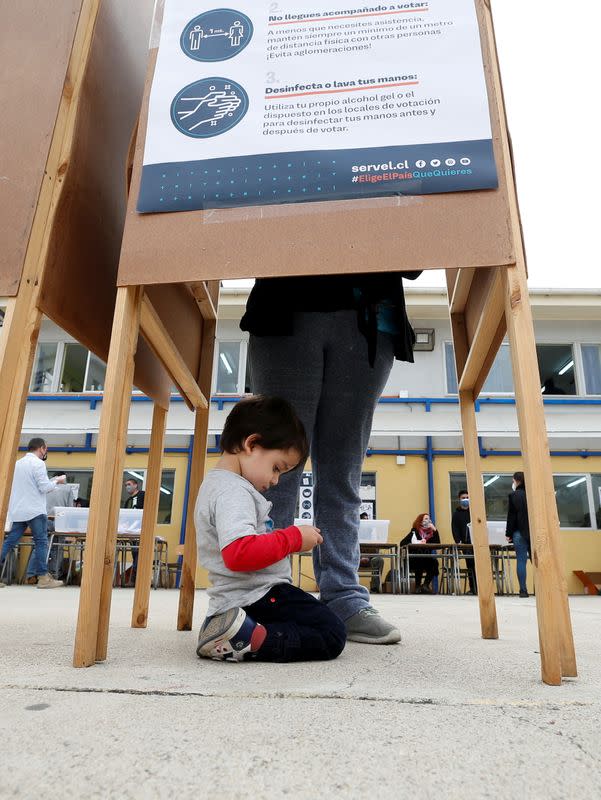 Chileans vote for governors, mayors, councillors and members of the 155-strong constitutional convention body of citizens who will draw up the country's new charter