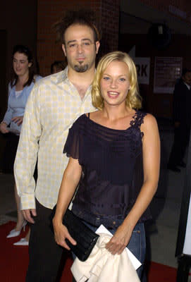 Adam Duritz and Samantha Mathis at the L.A. premiere of MGM's Saved!