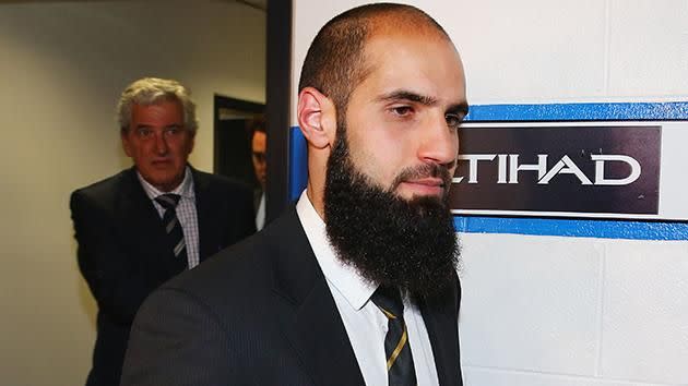 Houli did not speak to media after the hearing. Pic: Getty