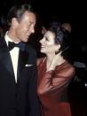 <p>Here, the fashion designer and Liza Minnelli are shown at the Martha Graham Dance Company Benefit Gala at the Metropolitan Opera House in Lincoln Center.</p>