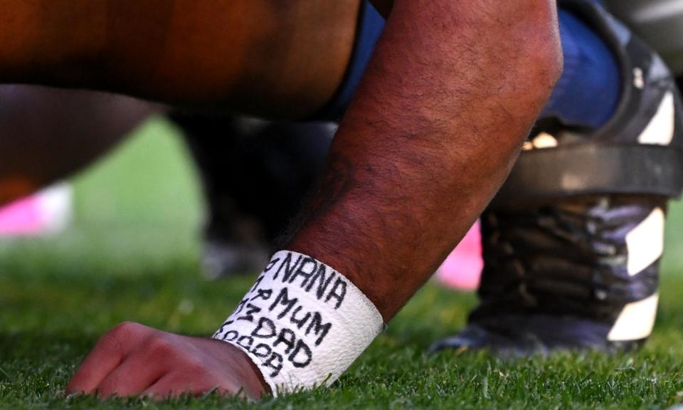 <span>Akira Ioane of the Auckland Blues, who could be part of a new Club World Cup in the northern hemisphere in 2028. </span><span>Photograph: Hannah Peters/Getty Images</span>