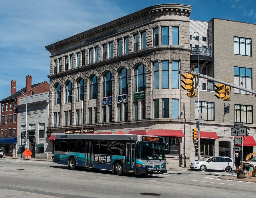 COAST Bus in Washington Square Dover