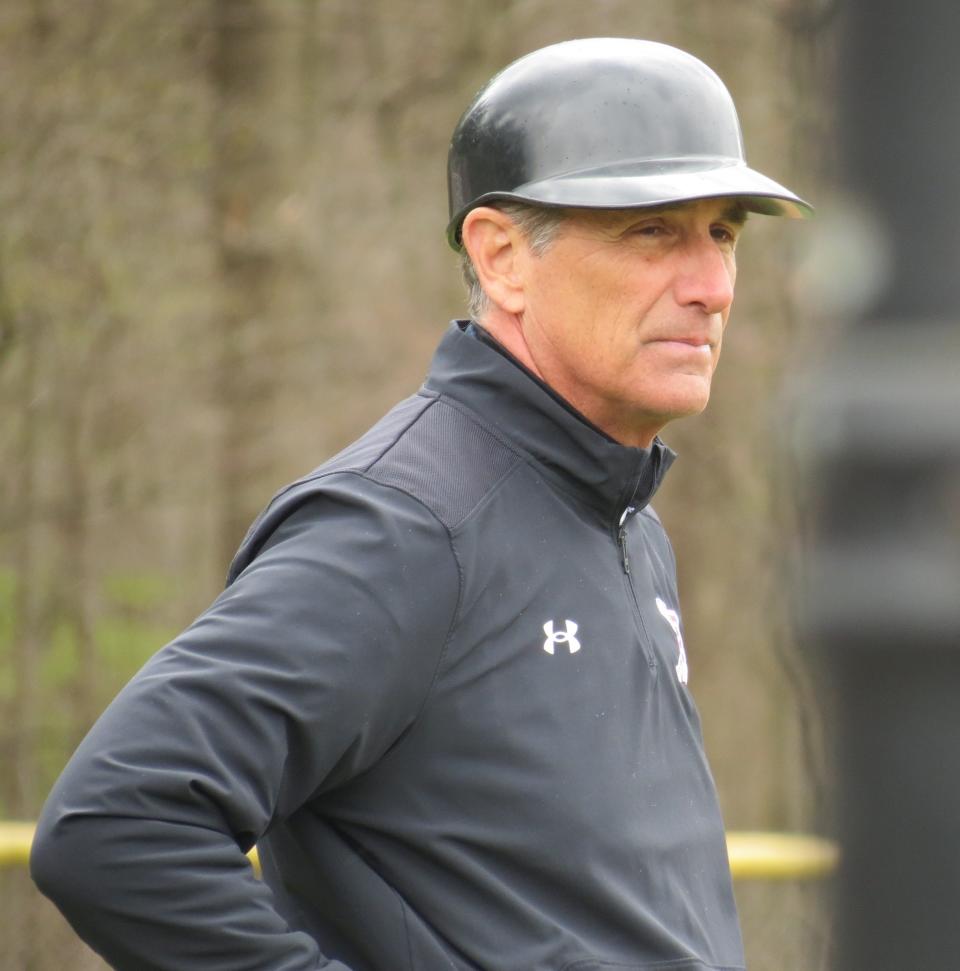 Ridgewood's Kurt Hommen became the second North Jersey baseball coach to earn 600 career wins with a 16-2 victory at Emerson on Saturday, April 13, 2024.